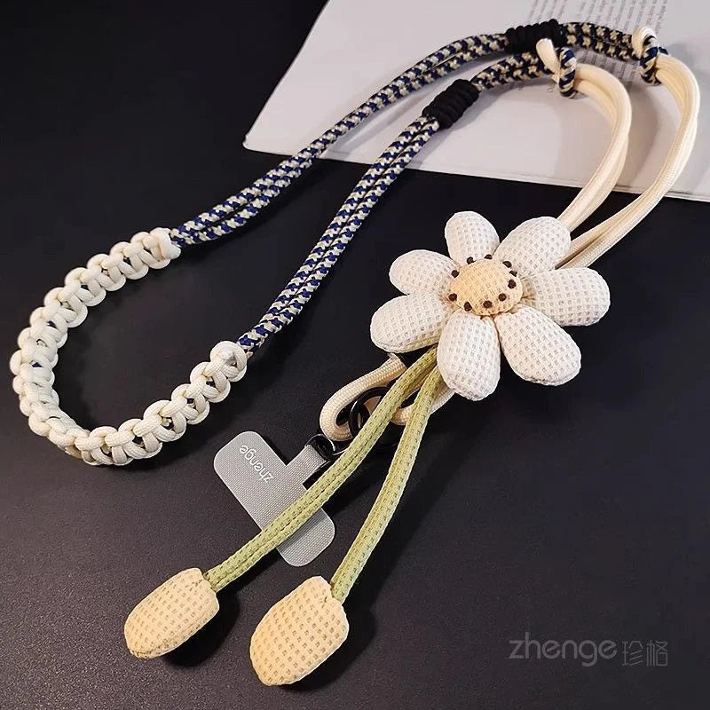 Creative Cartoon Mobile Phone Universal Lanyard Crossbody Long Rope Lanyard Rope Cartoon Decorative Pendant Accessories Quick Pick Grocers