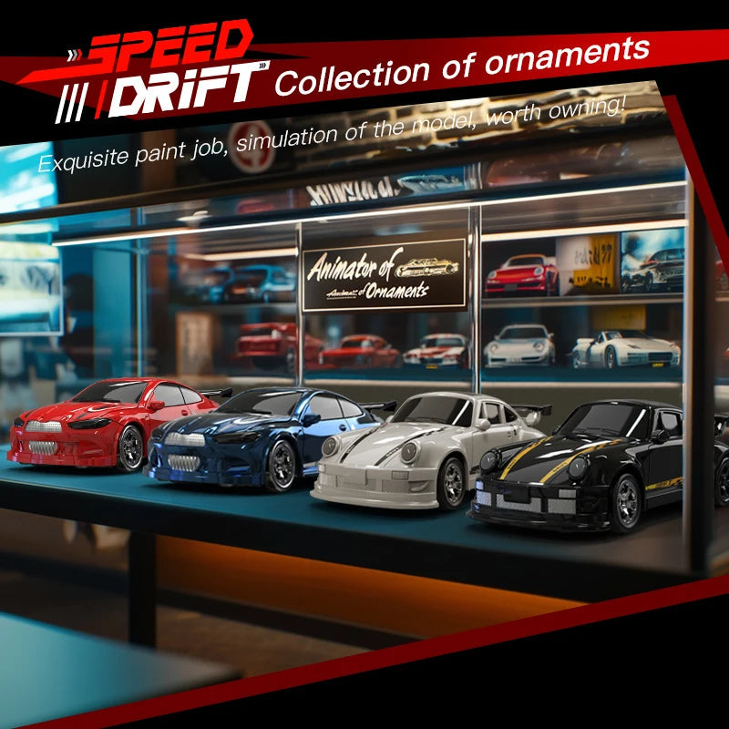 2025 New Kf20 1:64 Drift Rc Car Four-wheel remote-controlled racing car Full proportions Desk Competition Toy Boys Ideal gifts. Econic Blanks