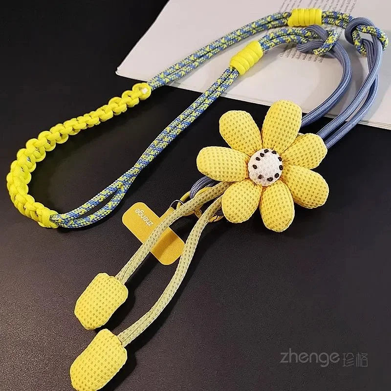 Creative Cartoon Mobile Phone Universal Lanyard Crossbody Long Rope Lanyard Rope Cartoon Decorative Pendant Accessories Quick Pick Grocers