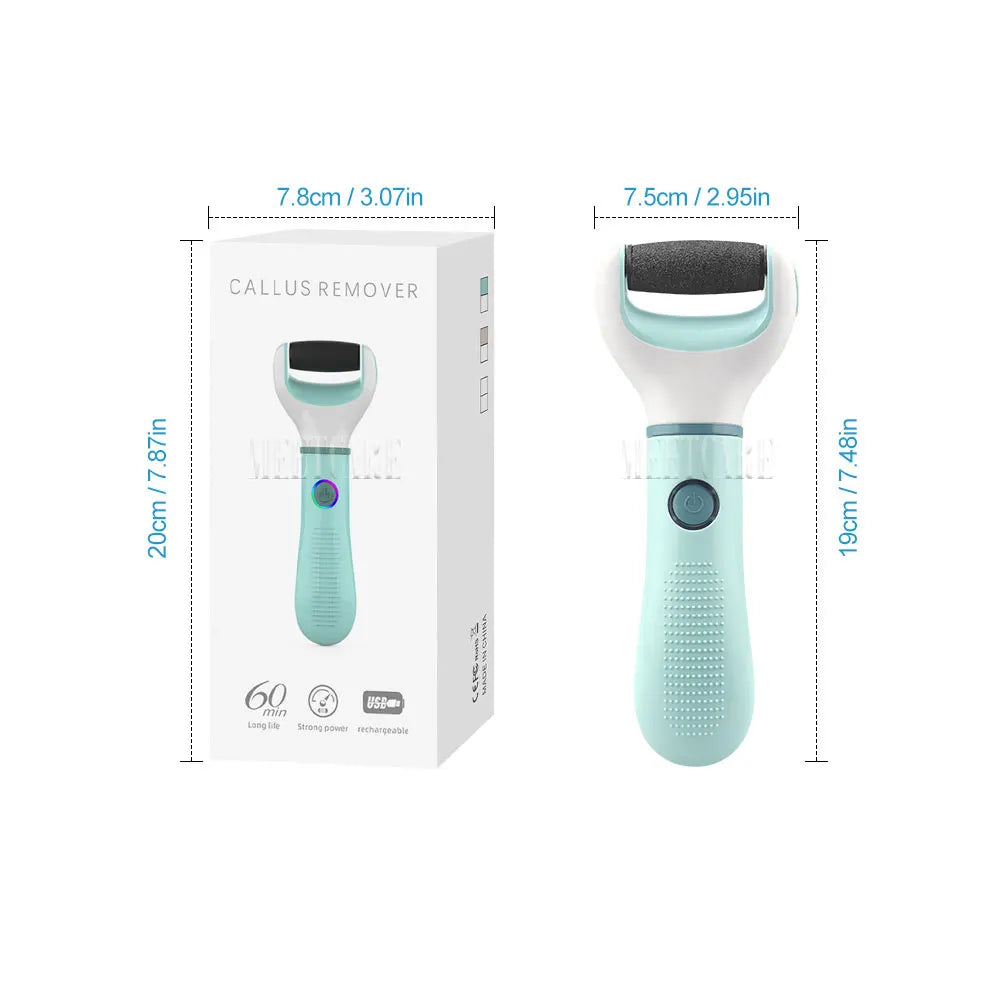 Electric Foot Grinder Auto Wireless Remove Dead Skin Calluses Cracks Hard Cracked skin Pedicure Tool Waterproof Foot Cleaner Econic Blanks