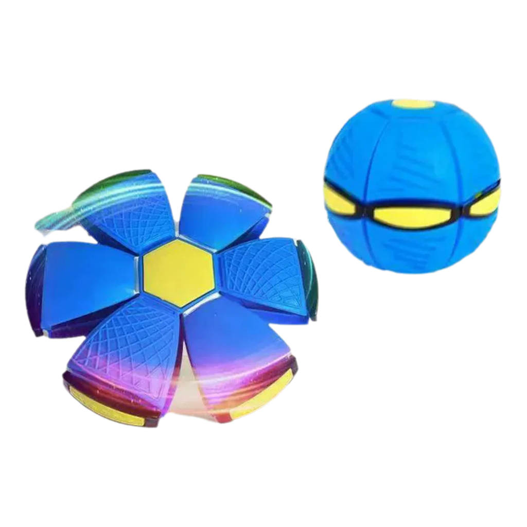 Blue Flying Saucer Ball Outdoor Parent Children Toy Foot Magic Deformation Foot Pressure Decompression Vent Ball Quick Pick Grocers