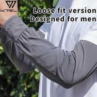Cooling Arm Sleeves Breathable Sun Protection Ice Slik Sleeves Summer Outdoor Sports Driving Cycling Sleeves Men Loose Arm Quick Pick Grocers