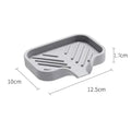 Multifunctional Silicone Sink Tray with Drain - Soap Holder, Sponge & Brush Organizer for Kitchen & Bathroom Econic Blanks