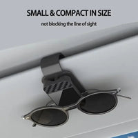 Car Sun Visor Sunglasses Clip Holder Stable Eyeglasses Hanger Card Ticket Organizer Interior Storage Clip Car Accessories Quick Pick Grocers