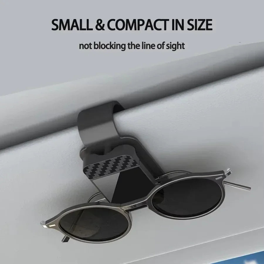 Car Sun Visor Sunglasses Clip Holder Stable Eyeglasses Hanger Card Ticket Organizer Interior Storage Clip Car Accessories Quick Pick Grocers