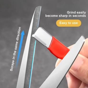 “Precision Edge” Professional Kitchen Knife Sharpener - Tungsten and Diamond Ceramic Whetstone for All Blades, Including Garden Scissors Quick Pick Grocers