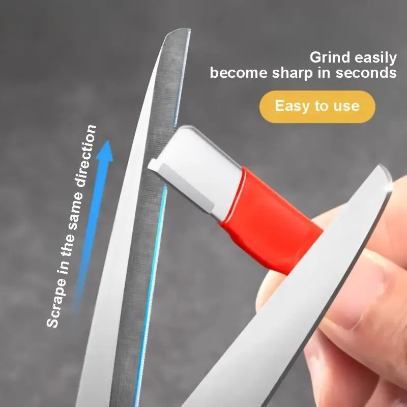 “Precision Edge” Professional Kitchen Knife Sharpener - Tungsten and Diamond Ceramic Whetstone for All Blades, Including Garden Scissors Quick Pick Grocers