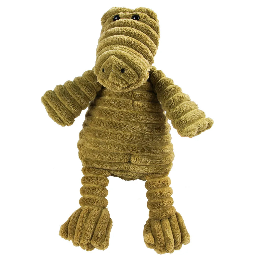 Pet Dog Molar Toy Vent Training Corduroy Monkey Pig Voice Plush Toy Dog Tooth Cleaning Supplie Dog Toys for Large Dogs Quick Pick Grocers