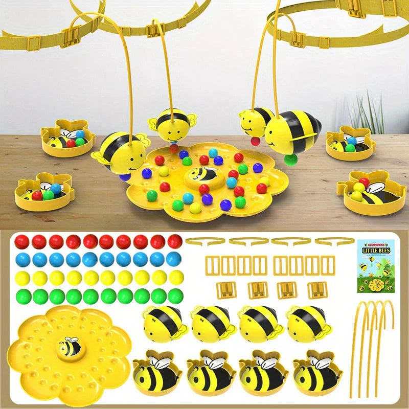 Little Bumblebee Multifunctional Board Game Puzzle Fishing Toys Interactive Educational Toys For Kids Christmas Gift Family Game Econic Blanks