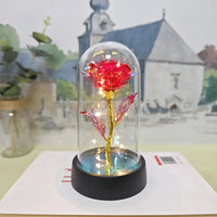 Rose Light Beautiful Realistic Looking Night Light Rose Eternal Flower Party Supplies LED Simulation Rose Flower Valentine's Day Quick Pick Grocers