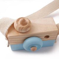 Wooden Fashion Camera Baby Toys Pendant Baby Block Montessori Toys for Children Wooden DIY Presents Nursing Gift Outdoor Toys Purest Peak