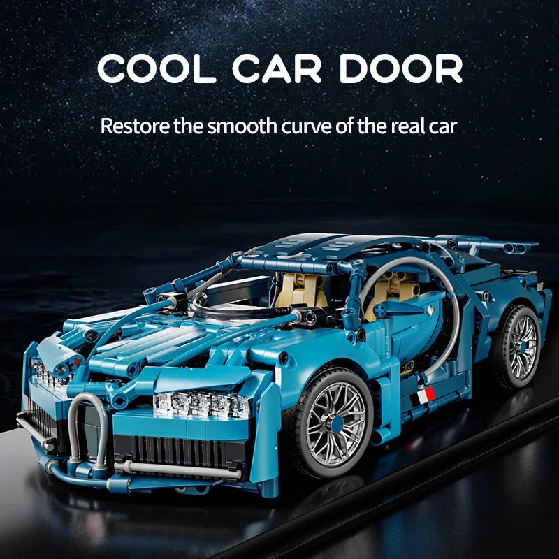 Technical Racing Sport Car 1280PCS Model Building Blocks City Mechanical Speed Vehicle Supercar Brick Puzzle Toys Kid Adult Gift Purest Peak Salt