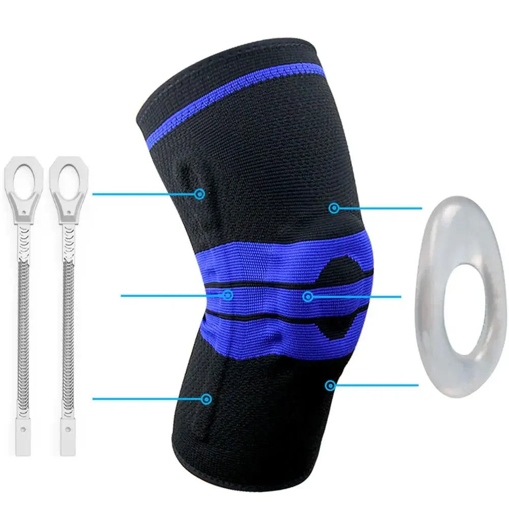 Knee Brace Knee Support Knee Pads Knee Compression Sleeve for Running Meniscus Tear Arthritis Joint Pain Relief Men Women Quick Pick Grocers