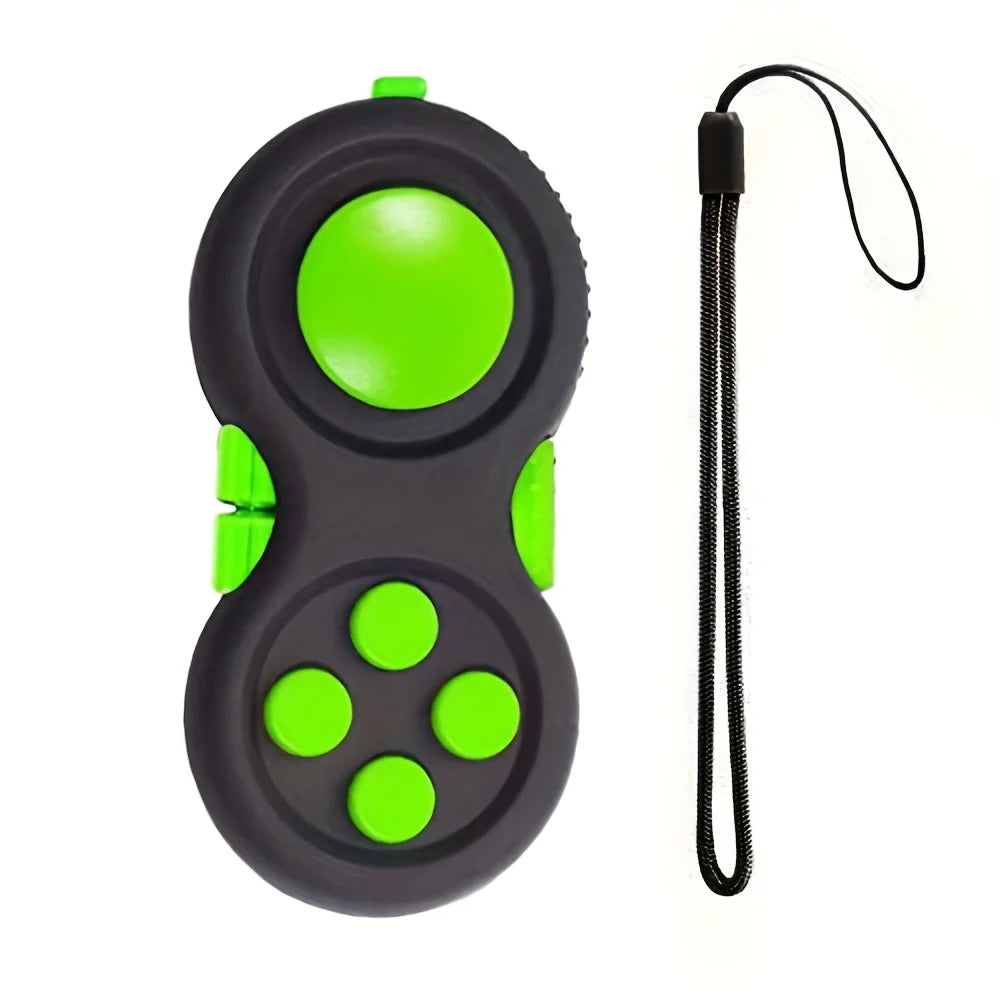 Fidget Pad with 8 Fidget Functions, Fidget Controller Stress Reducer, Fidget Toy Cube Relieves Stress and Anxiety Toys Quick Pick Grocers