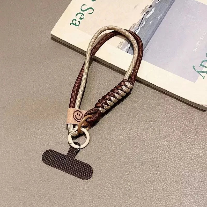 Mobile Phone Lanyard Luxury Braided Wrist Mobile Phone Lanyard Hand-held Pendant Anti-fall Multifunctional Wristband Quick Pick Grocers