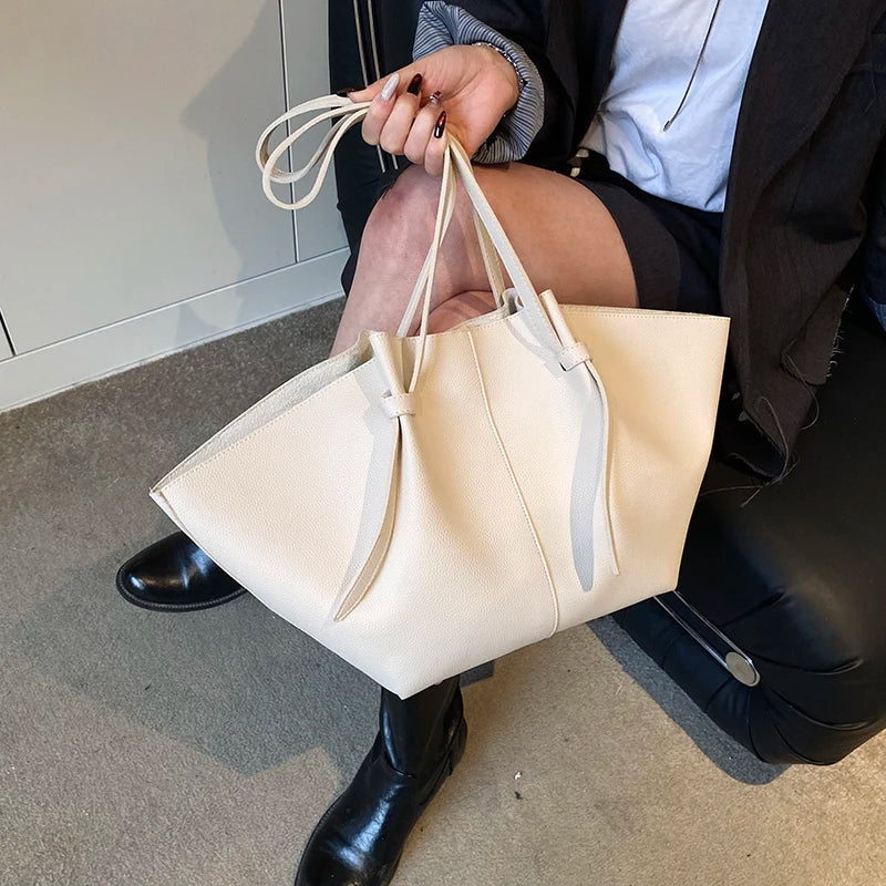 Branded Designer Shoulder Tote Bags For Women Soft PU Leather 2-IN-1 Big Capacity Shopper Tote Set 2025 Luxury Designer Handbags Quick Pick Grocers