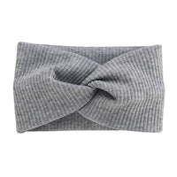 Large Size Baby Headband Girls Yoga Sport Kids Children Adult Women Bandage Solid Twisted Knotted Soft Hair Accessories Turban Purest Peak
