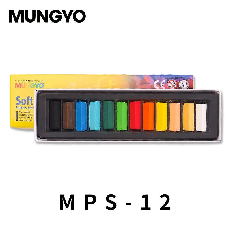 MUNGYO Artist Oil Pastel Set 12/25/50 Professional Painting Drawing Graffiti Art Crayons Washable Round Non Toxic Sticks Econic Blanks