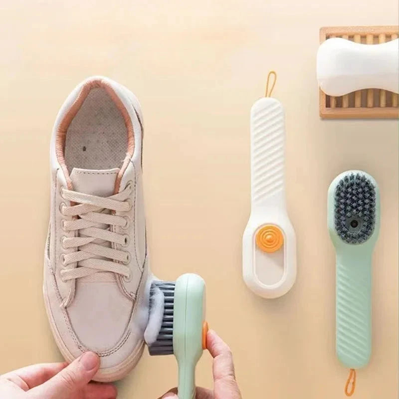 1/2/4PCS Shoe Washing Machine Bag with Liquid Shoe Brush Set Durable Laundry Shoe Bag and Soft Bristle Clean Brush for All Shoes Econic Blanks