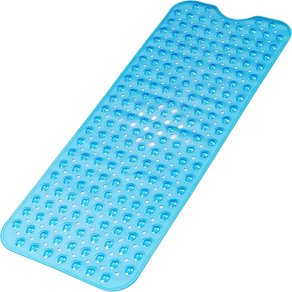 1pc Cartoon Extra Long Bathtub Mat 40x100cm Non Slip Bath Mat for Bathroom Tubs Shower Mats with Suction Cups & Drain Holes Quick Pick Grocers