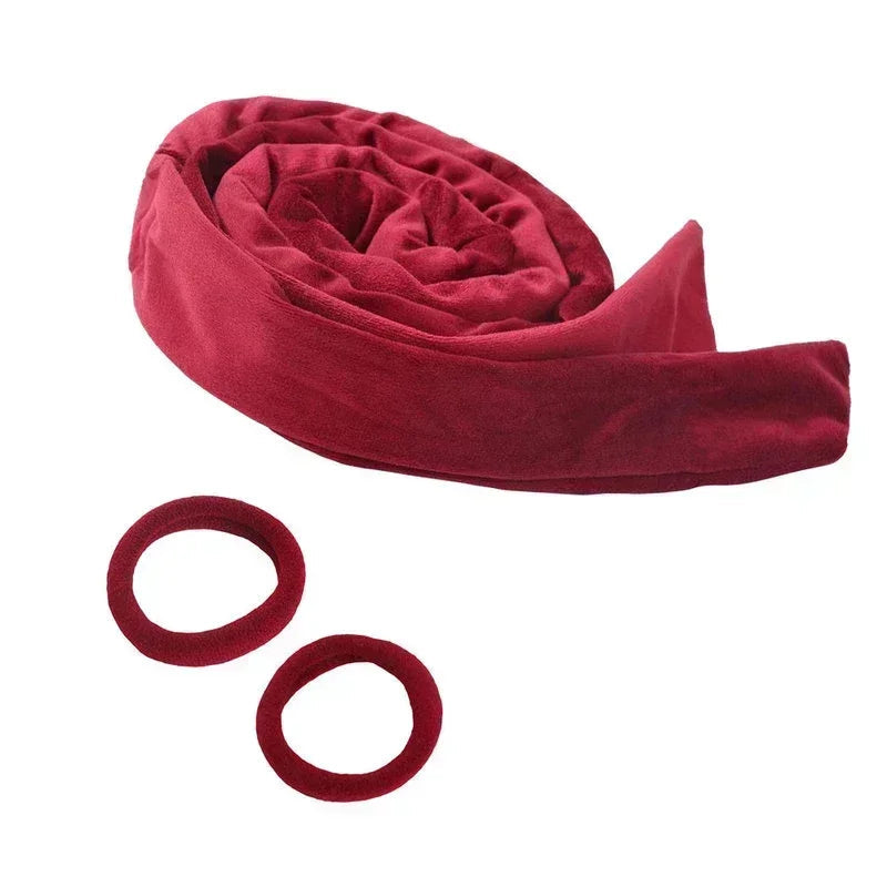 Heatless Curling Rod Headband No Heat Hair Curlers Ribbon Lazy Hair Rollers Silk Curls Sleeping Soft Headband Hair Styling Tools Quick Pick Grocers