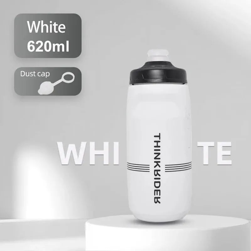 ThinkRider 620ml/750ml Bicycle Bottle MTB Road Bike Water Bottle Outdoor Sports Plastic Portable Large Capacity Drink Cycling Quick Pick Grocers
