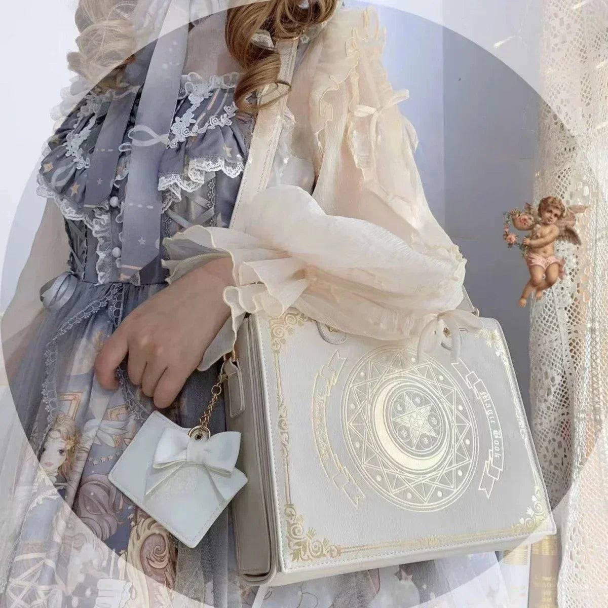 Y2K Korean Gothic Square Black Shoulder Bag Harajuku Vintage Aesthetic Purses Luxury Designer Handbags Messenger Tote Bags Women Quick Pick Grocers
