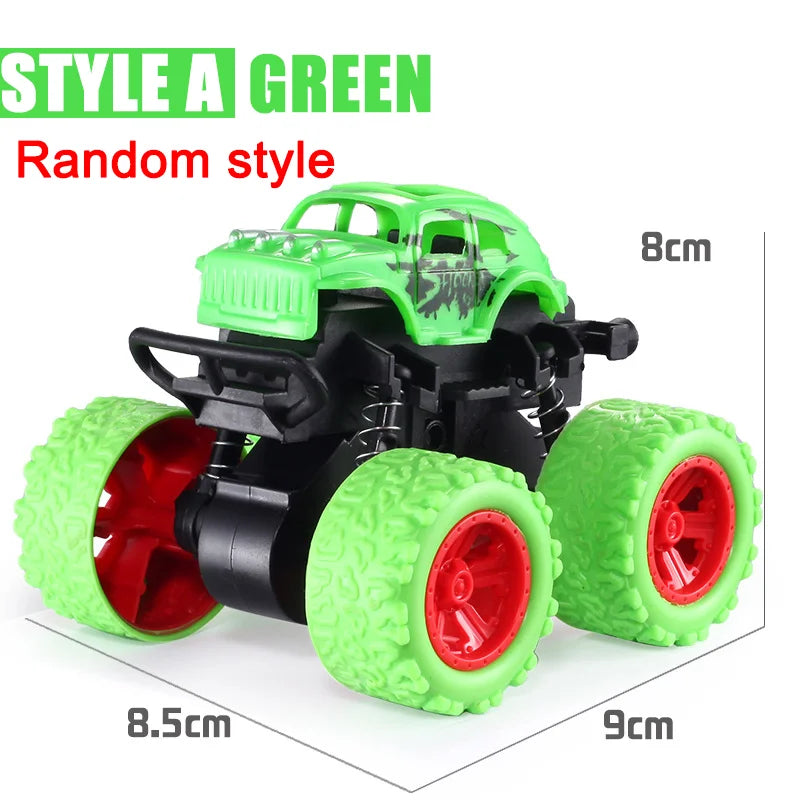 Pull Back Toy Car  Inertial Rotation Car Four-wheel Drive Off-road Vehicle SUV Racing Power Car Children's Toy CarGift Quick Pick Grocers