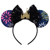 New Christmas Halloween Mouse Ears Headband Cartoon Sequin Bows Headband Birthday Party Princess Cosplay Costume For Women Adult Quick Pick Grocers