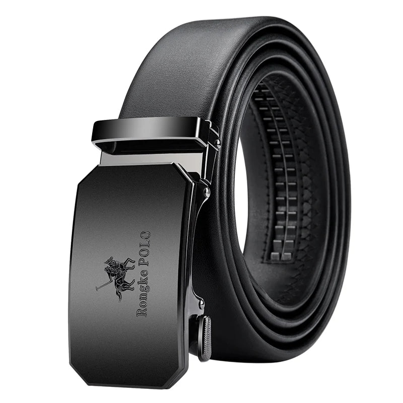 OYIFAN Men Belt Genuine Leather Belt for men Automatic belts Adjustable waistband Business belts 허리띠 Quick Pick Grocers