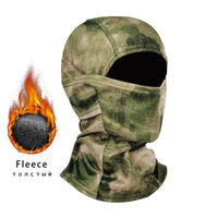 Winter Fleece Warm Camouflage Balaclava Outdoor Cold-proof Ski Cycling Full Face Mask Motorcycle Mask Helmet Lining Econic Blanks