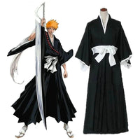 Bleach Kuchiki Rukia Cosplay Costumes Kurosaki Ichigo Die Pa Soul Society Shinigami Kimono Full Outfit Thousand-Year Blood War Quick Pick Grocers