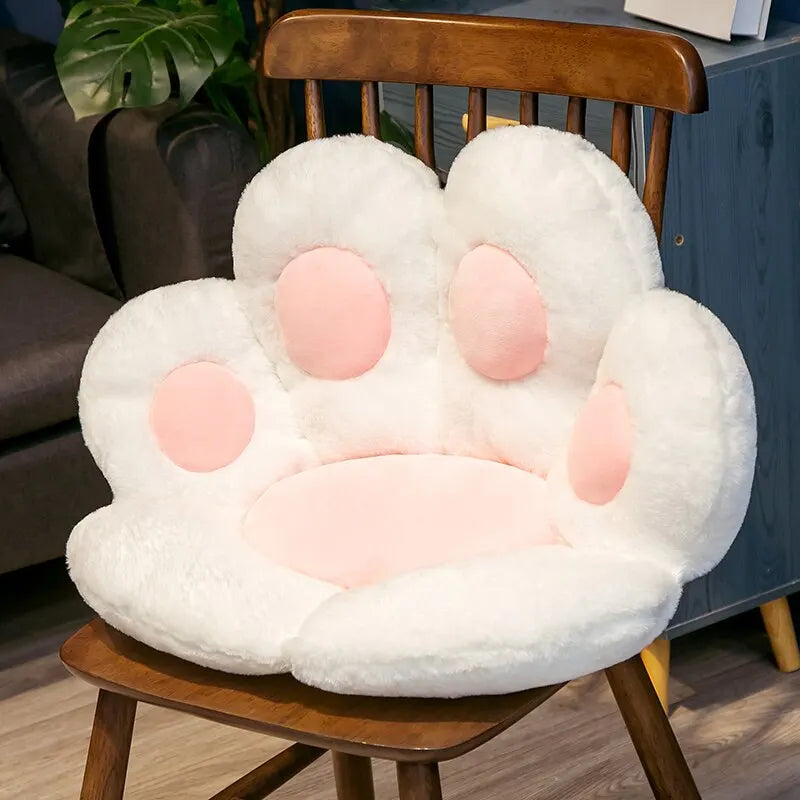 70*60cm Kawaii Cat Paw Plush Toys Cute Soft Stuffed Floor Cushion Chair Sofa Butt Pad for Home Room Decoration Office Nap Dolls Econic Blanks