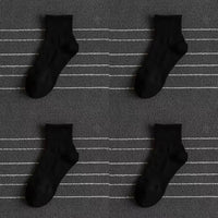 10/20 Pairs Neutral Solid Color Round Neck Socks Spring Summer Sweat Absorbing Breathable Soft Comfortable Couple Sports Socks Quick Pick Grocers
