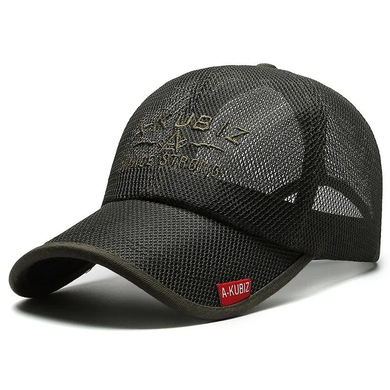 Summer Hats For Men And Women Mesh Baseball Caps Fashion Embroidered Visor Hat Outdoor Embroidered Letter Sun Protection Hat Quick Pick Grocers