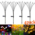 12Pack Outdoor LED Solar Lights Waterproof Starburst Solar Firefly Lights Lawn Lamp Garden Lamp for Path Landscape Decorative Econic Blanks