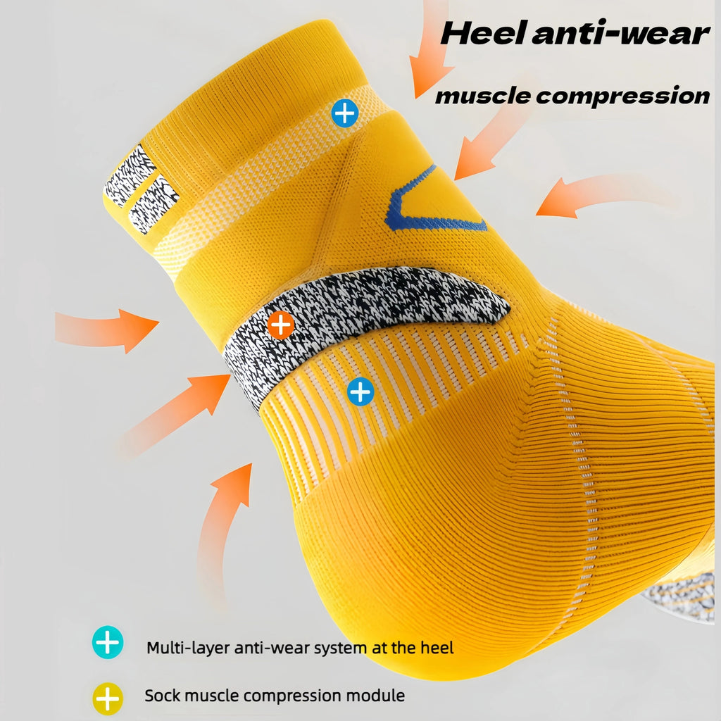 Professional Marathon Running Socks Men Thick Towel Bottom Sports Cycling Basketball Socks Odor Prevention Sweat Absorption Quick Pick Grocers
