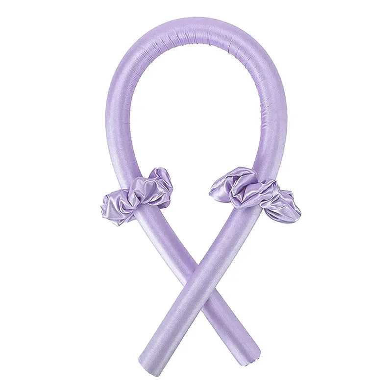 Heatless Curling Rod Headband No Heat Silk Curls Ribbon Hair Rollers Sleeping Soft Headband Lazy Hair Curlers Hair Styling Tools Quick Pick Grocers