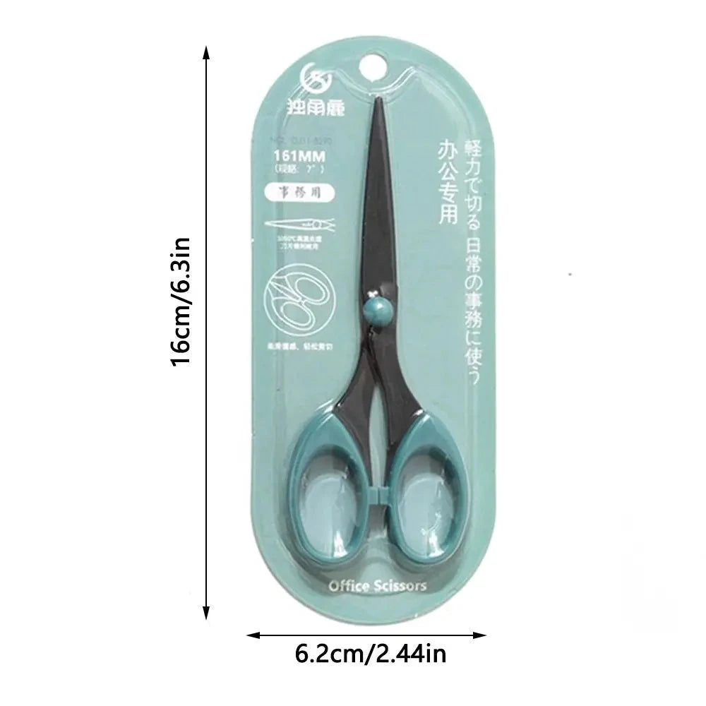 Color Scissor Stainless Steel Blade Safe Design Paper Cutting Scissors for Fine Art Diary Album Craft Office School Supplies Econic Blanks