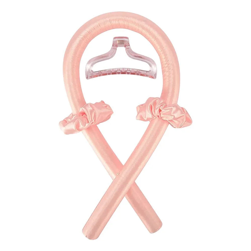 Heatless Curling Rod Headband No Heat Silk Curls Ribbon Hair Rollers Sleeping Soft Headband Lazy Hair Curlers Hair Styling Tools Quick Pick Grocers