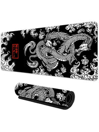 Japanese Dragon Large XXL Gaming Mousepad 900x400 700x300 Speed Desk Mat Anime Theme Keyboard Gamer Mouse Pad for Esports Quick Pick Grocers