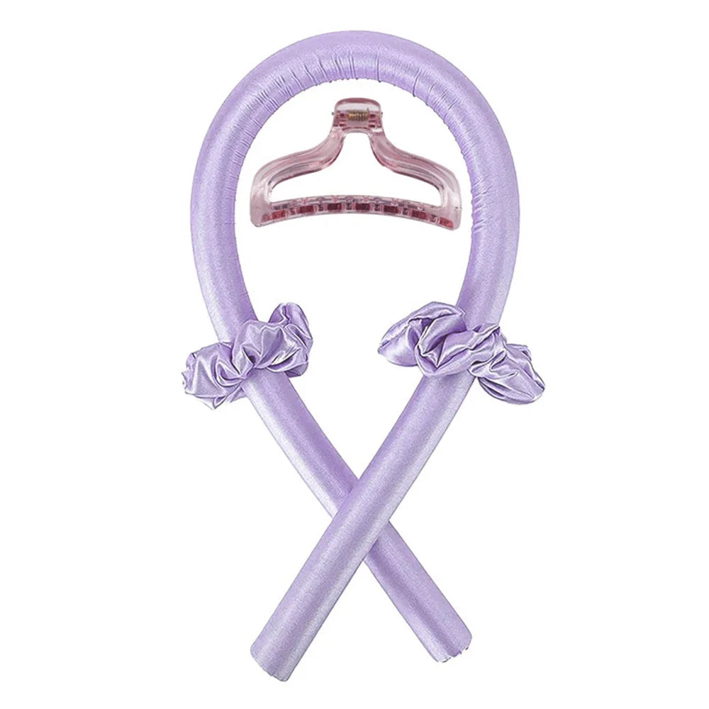 Heatless Curling Rod Headband No Heat Silk Curls Ribbon Hair Rollers Sleeping Soft Headband Lazy Hair Curlers Hair Styling Tools Quick Pick Grocers