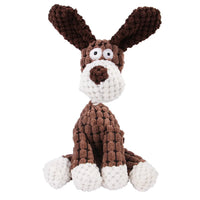 Pet Dog Molar Toy Vent Training Corduroy Monkey Pig Voice Plush Toy Dog Tooth Cleaning Supplie Dog Toys for Large Dogs Quick Pick Grocers