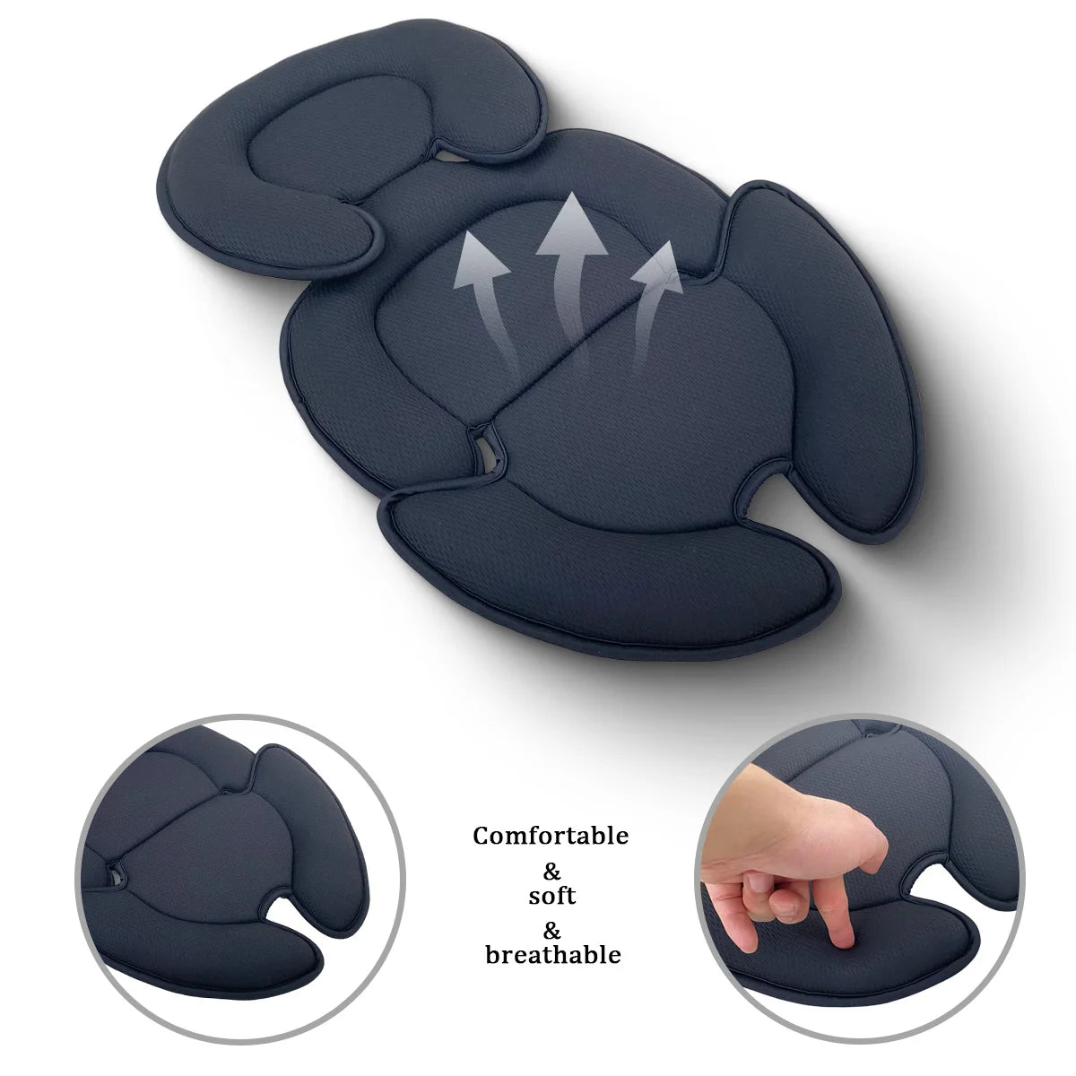 Universal Baby Stroller Seat Cushion Head and Body Support Pillow Infant Car Seat Insert For DOONA Newborn Stroller accessories Purest Peak