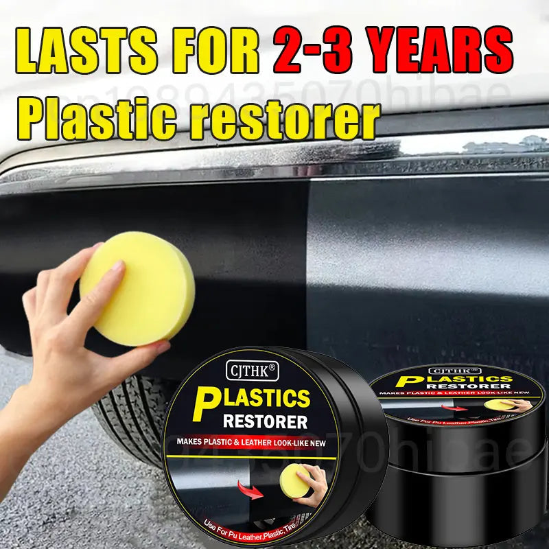 Car Plastic Restorer Back To Black Gloss Car Cleaning Products Plastic Leather Restore Auto Polish And Repair Coating Renovator Quick Pick Grocers