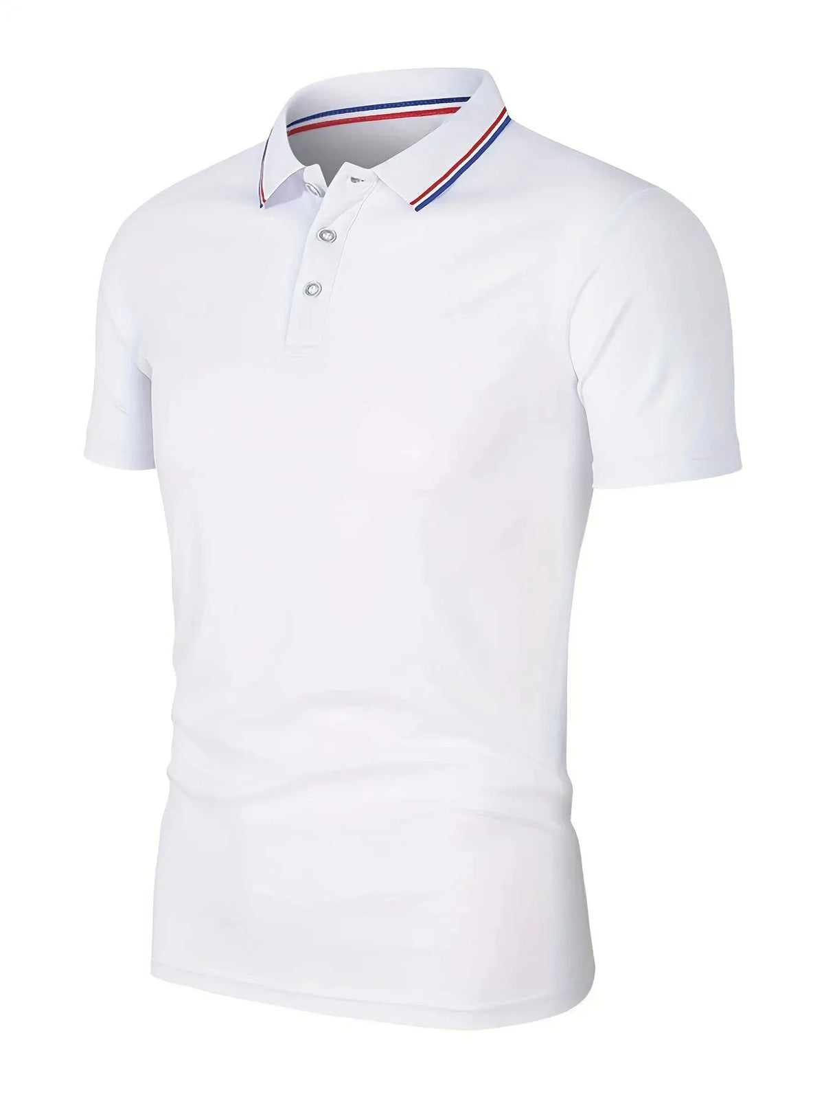 2025 Hot Sale Men's Summer Casual Breathable Comfortable Polo Shirt Men's Solid Color High Quality Short Sleeve T-Shirt Quick Pick Grocers