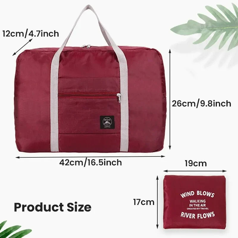 2 Pack Foldable Travel Duffel Bag for Airlines Carry on Bag Weekender Overnight Hospital Tote Bag Gym Duffel Bag Women Men Quick Pick Grocers