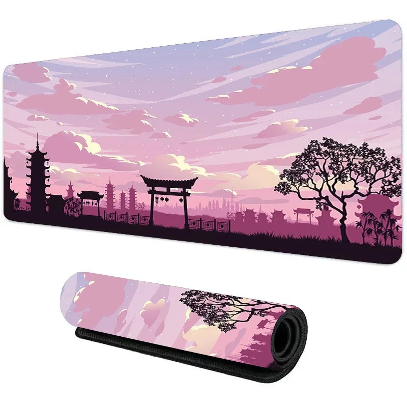 Night Moonlight large cool mouse pad laptop non-slip esports office desk mat game player mousepad mini PC desktop accessories Econic Blanks