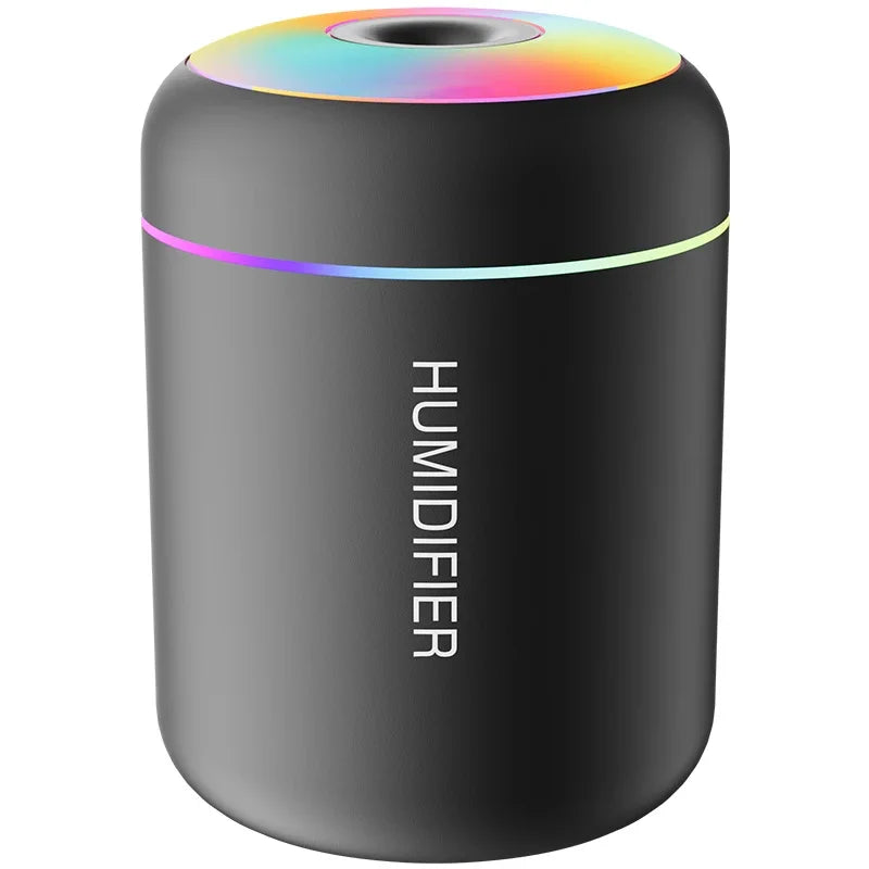 180ML Mini Air Humidifier USB Electric Aroma Diffuser Essential Oil Purifier Aromatherapy Mist Maker Lights For Car Home Bedroom Econic Blanks