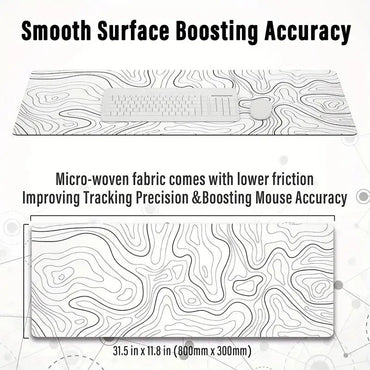 1PC Large Mouse Pads For Desk, Gaming Mouse Pad, Mouse Pad with Stitched Edges and Non-Slip Rubber Base, Extended Mouse Pad Quick Pick Grocers